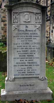 Grave in St. Luke's Churchyard